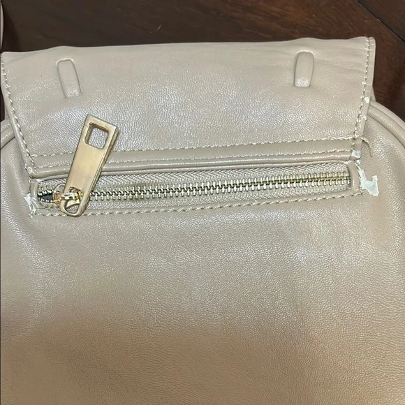 Lionel Caramel Studded Fringe Faux Leather Purse Bag Crossbody Boho - Picture 5 of 9